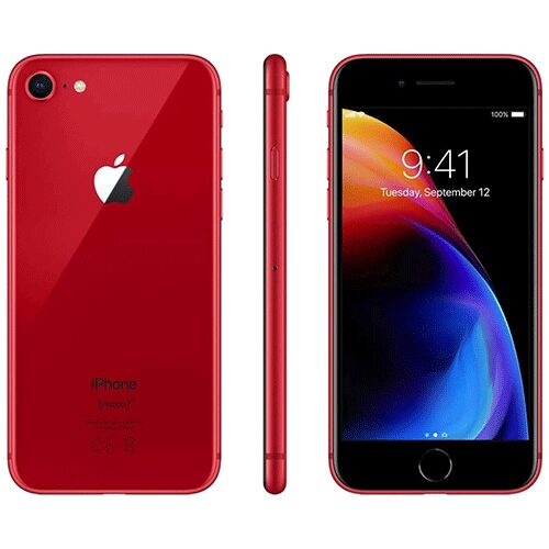 Unlocked iPhone 8 Red 64GB - Certified Refurbished with Warranty