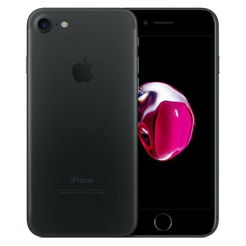 Unlocked iPhone 7 - Ecofriendly Condition - Black - 32 GB - Certified Refurbished Apple iPhone From Plug